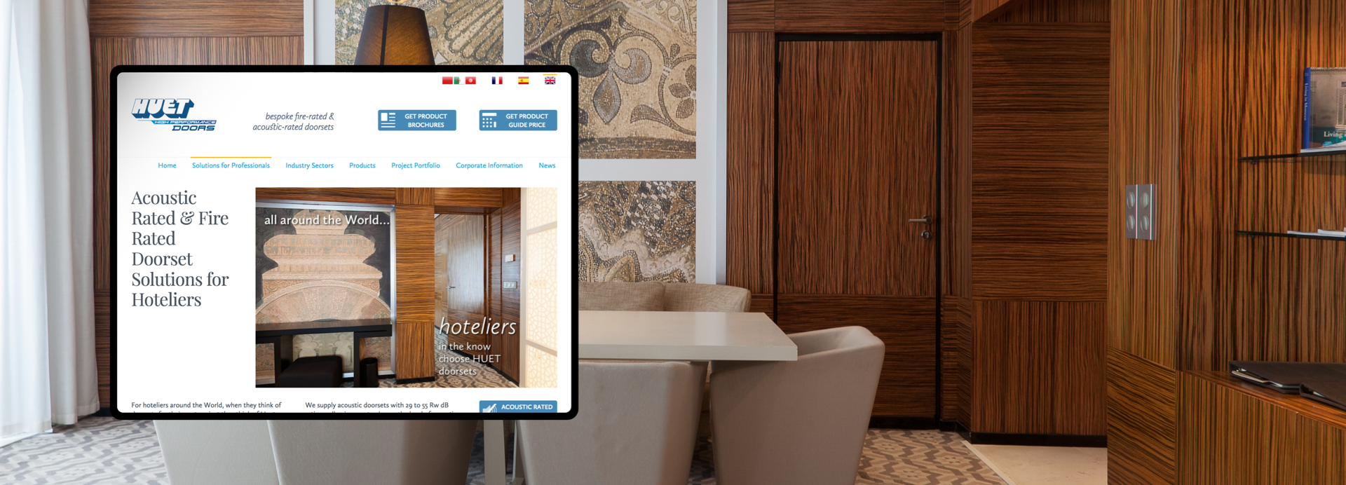 Opening New Online and International Markets for Huet Doors